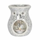 Oil Burner Crackle Glass