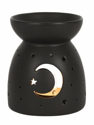 Oil Burner Mystical Moon Black