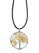 Necklace TOL Citrine Cord