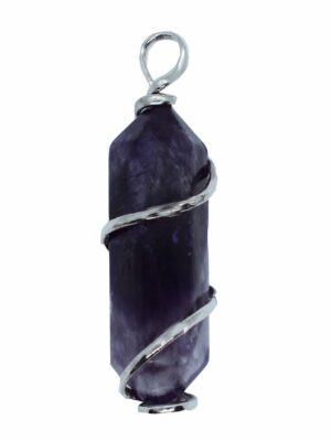 Pendant Wand Wired Amethyst