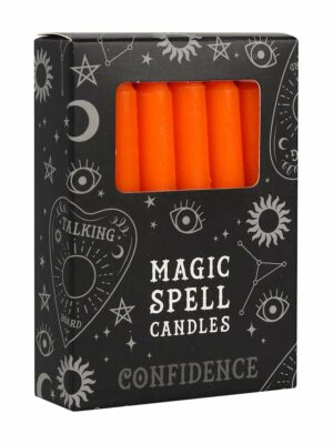 Spell Candles Confidence Orange X12