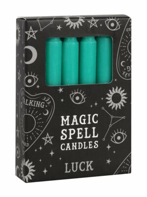 Spell Candles Luck Green X12