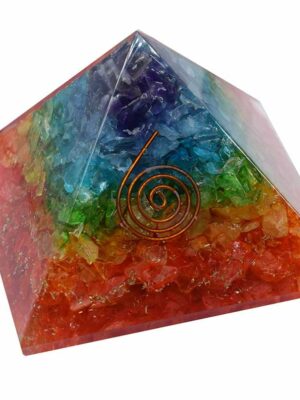 Pyramid Orgone 7 Chakra Approx.7X7.5