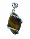 Pendant Oval Tiger Eye