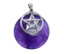 Pendant Donut Penta Amethyst