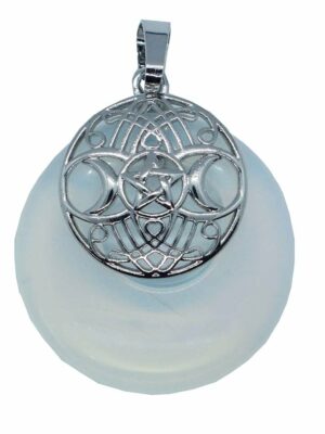 Pendant Donut 3Moons Opalite