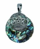 Pendant Donut 3Moons Abalone