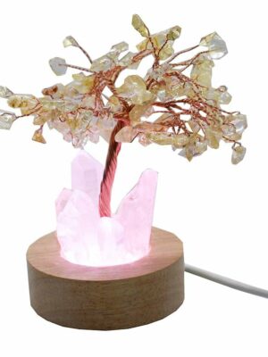 Tree Chip Citrine on LED