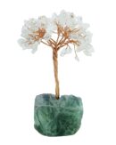 Tree Chip Clear Quartz on Flourite