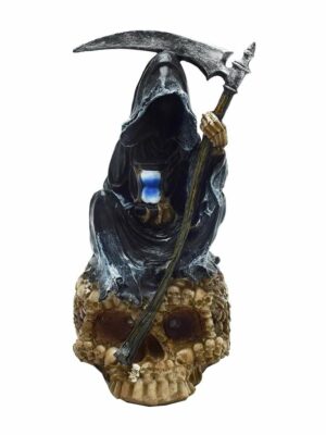 Grim Reaper on Skull LED Light