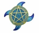 Incense Holder Pentacle Blue