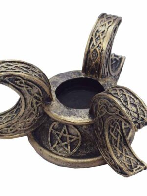 T-Light Holder Moon Gold