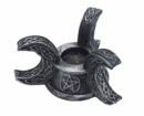T-Light Holder Moon Black