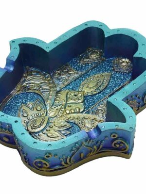 Ashtray Zen Hand Blue