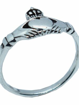 Silver Ring Claddagh Plain