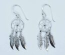 Silver Earring Dream Catcher
