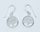 Silver Earring Tree of Life
