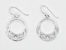 Silver Earring Celtic Circle