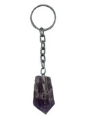 Keyring Amethyst Point