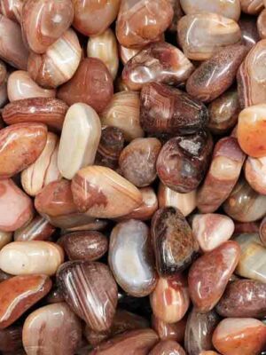 Tumblestone Orange Banded 3-5cm