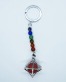 Keyring Merkaba Cherry Quartz