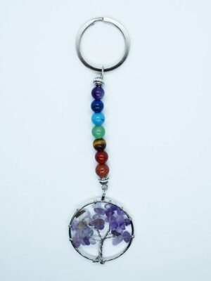 Keyring Chip TOL Amethyst