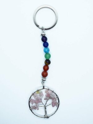 Keyring Chip TOL Rose Quartz