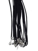 Necklace Suede Black 18" 10pcs