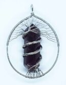 Pendant Amethyst Wand TOL Oval