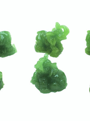 Elephant Jade Colour Resin Small 5cm X6