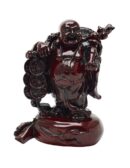 Buddha Standing Red 17cm