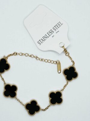 Bracelet Stainless Steel Clover