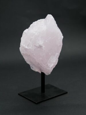 Rose Quartz on Metal Base