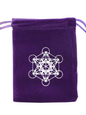 Pouch Velvet Purple SOL 9x7cm 5PCS
