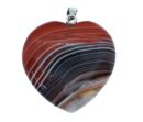 Pendant Heart Carnelian 4cm