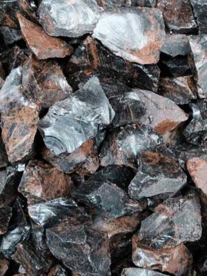 Stone Rough Mahogani Obsidian 4-5cm