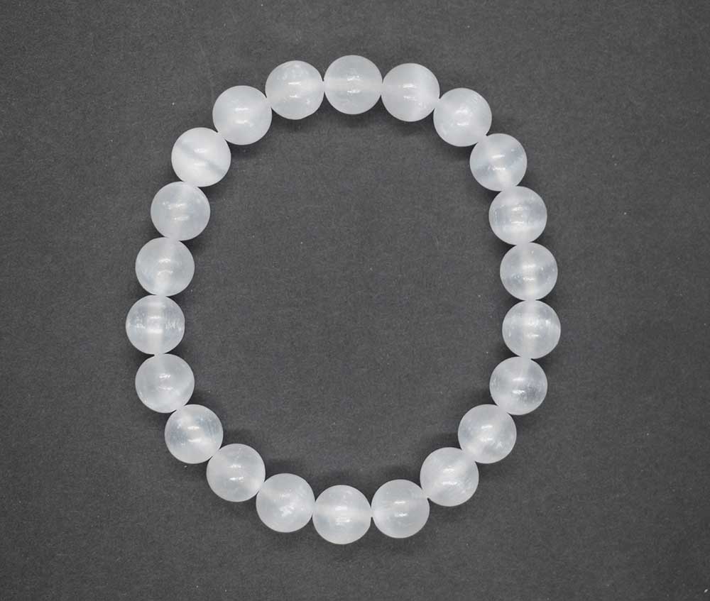 Bracelet 8mm Selenite