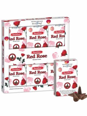 Backflow Cones Red Rose