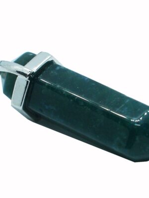Pendant Fixed Wand Moss Agate