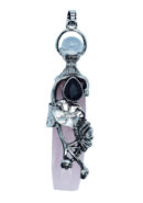 Pendant Lotus on Rose Quartz