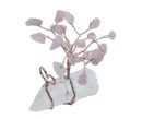 Tree Mini Rose Quartz On Crystal