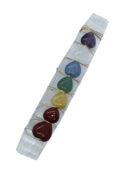 Selenite Stick Chakra Hearts