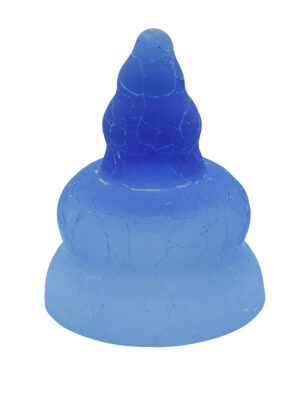 Glass For Candle Blue X5