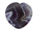 Worry Stone Heart Amethyst