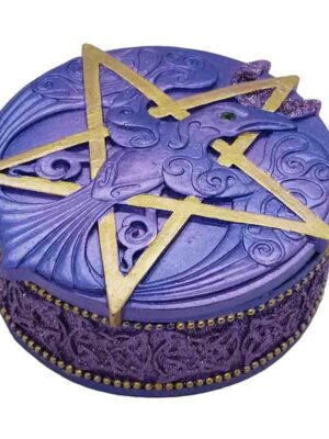 Box Bird on Pentagram Purple