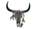 Bull Head With Turquoise Stone