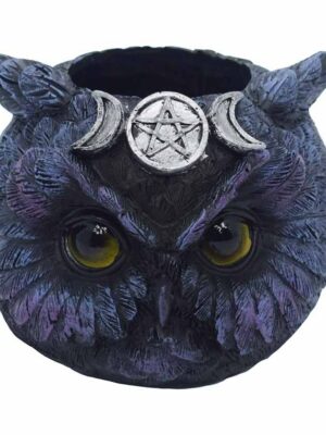 Owl With Ears T-Light Holder