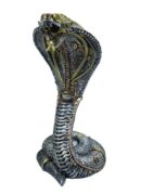 Snake Silver 18 X 17 X33 cm