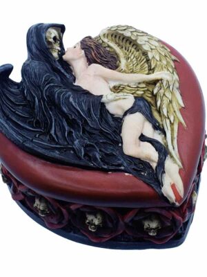 Reaper And Woman On Box