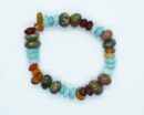 Bracelet Amazon Carnelian Unakite